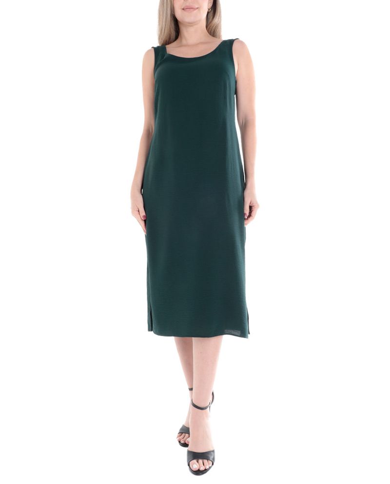 104789985-Vestido-Connected-Apparel-shift-verde-para-mujer