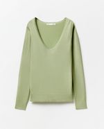 104832461-Sueter-Sfera-pull-over-verde-manga-larga-para-mujer