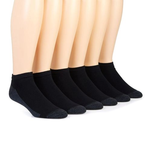 Pack de 6 pares de calcetines Hanes low cut texturizados para hombre