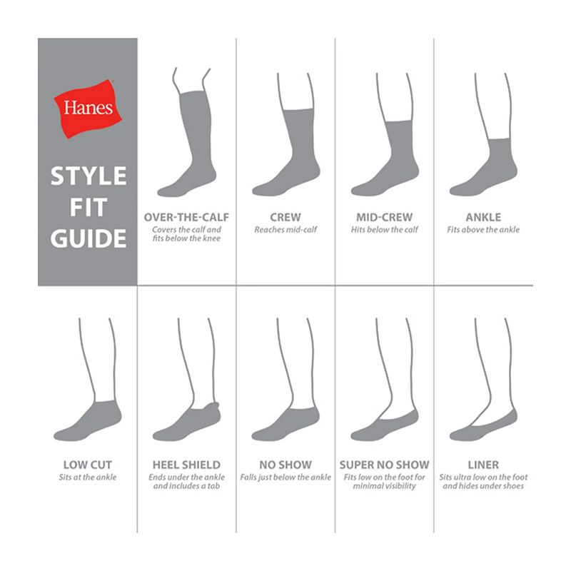 104837526-Pack-de-6-pares-de-calcetines-Hanes-low-cut-texturizados-para-hombre