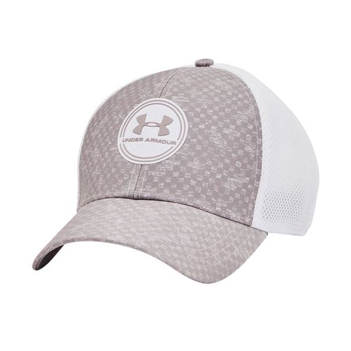 Gorra deportiva Under Armour trucker gris estampada para hombre