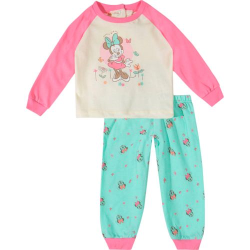 Pijama de 2 piezas multicolor con estampado de Minnie Mouse para bebé niña