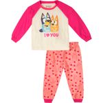 Pijama-de-2-piezas-multicolor-con-estampado-de-Bluey-para-niña-104774290