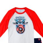 Pijama-de-2-piezas-multicolor-con-estampado-de-Capitan-America-para-niño-104832202
