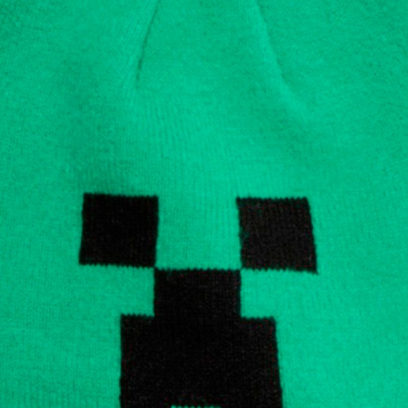 Gorro-verde-con-estampado-de-Minecraft-para-niño-104750386