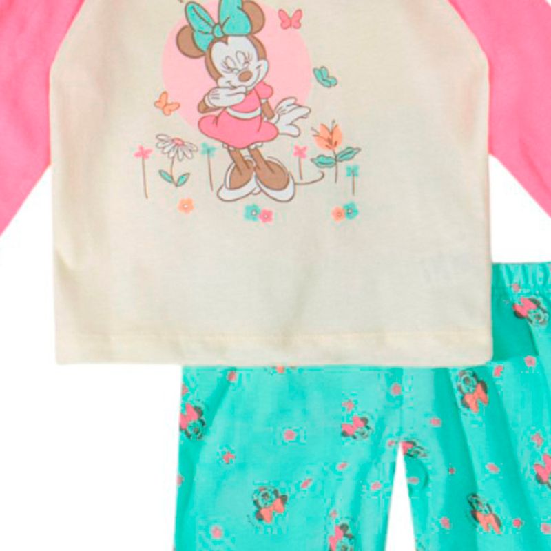 Pijama-de-2-piezas-multicolor-con-estampado-de-Minnie-Mouse-para-bebe-niña-104743651
