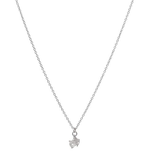 Cadena con dije de plata para mujer