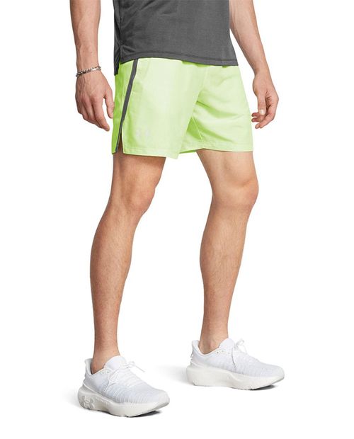 Short deportivo Under Armour verde color blocking para hombre