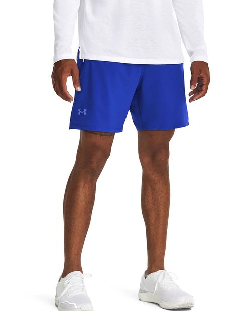 Short deportivo Under Armour azul sólido para hombre