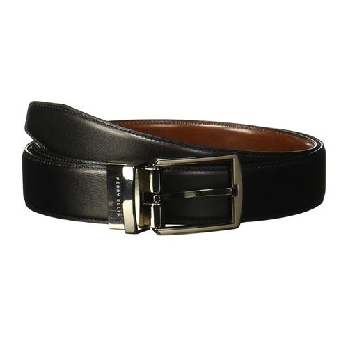 Cinturón reversible Perry Ellis negro y café para hombre