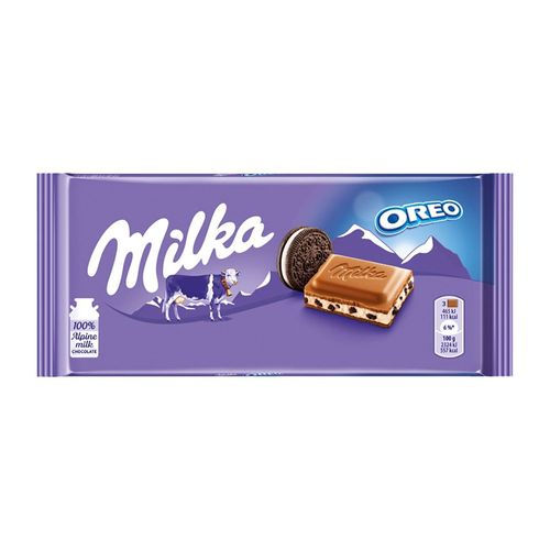 Barra de chocolate Milka Oreo 100 g
