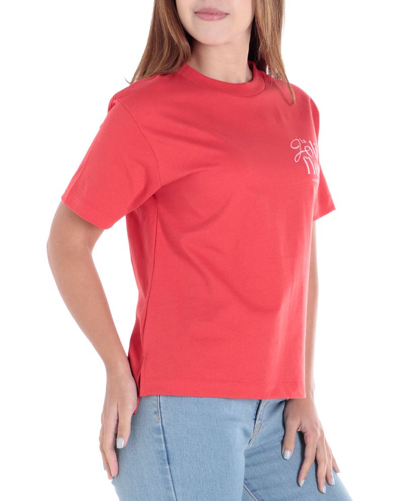 104803406-Camiseta-Orange-estampada-manga-corta-para-mujer