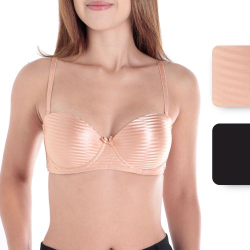 Set de 2 brasieres French affair con aro para mujer