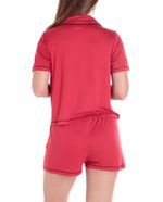 104661364-Pijama-con-short-Rene-Rofe-roja-manga-corta-para-mujer