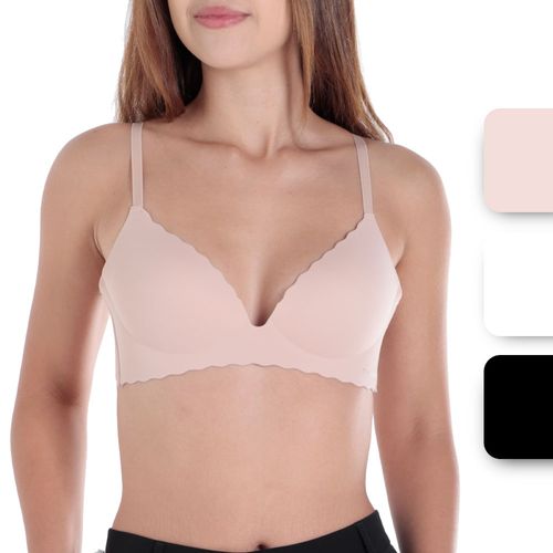 Set de 3 brasieres Tahari sin aro para mujer