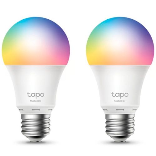 Bombillo smart Wi-Fi multicolor 2 pack