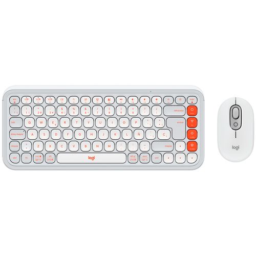 Combo teclado y mouse Logitech inalámbrico POP