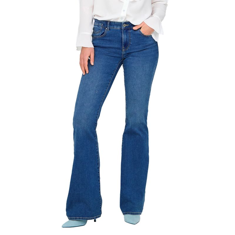 Vaqueros Only Mujer Campana Jeans Only 289404 Azul Para Mujer El
