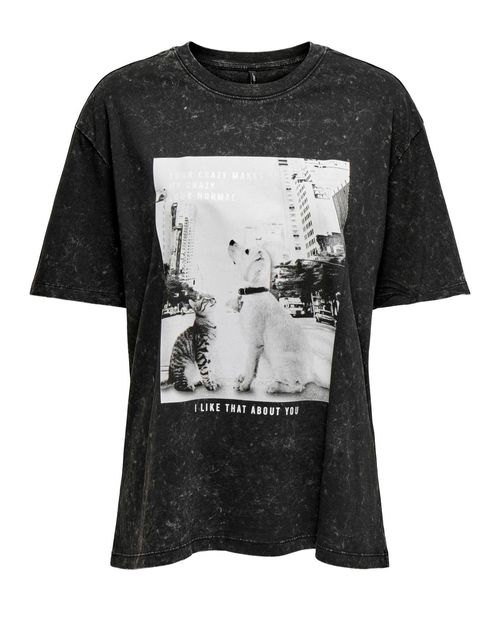 Camiseta Only estampada manga corta para mujer