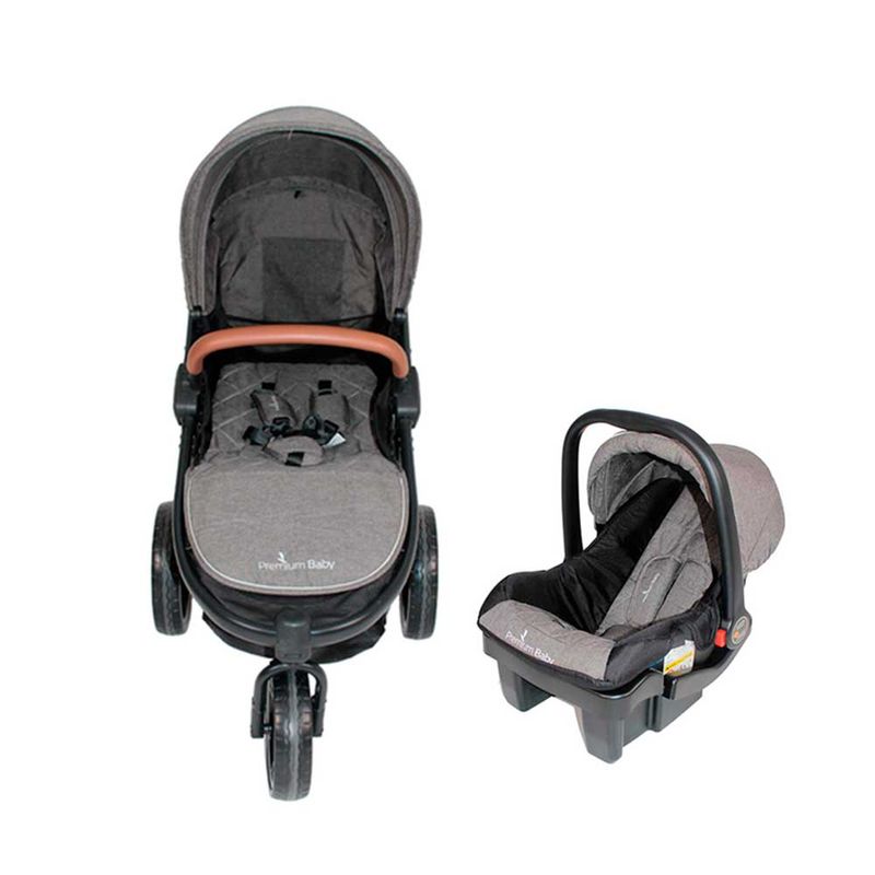 Coche-y-silla-para-carro-Travel-System-Maverick-gris