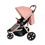 Coche-y-silla-para-carro-Travel-System-Maverick-rosado-gris