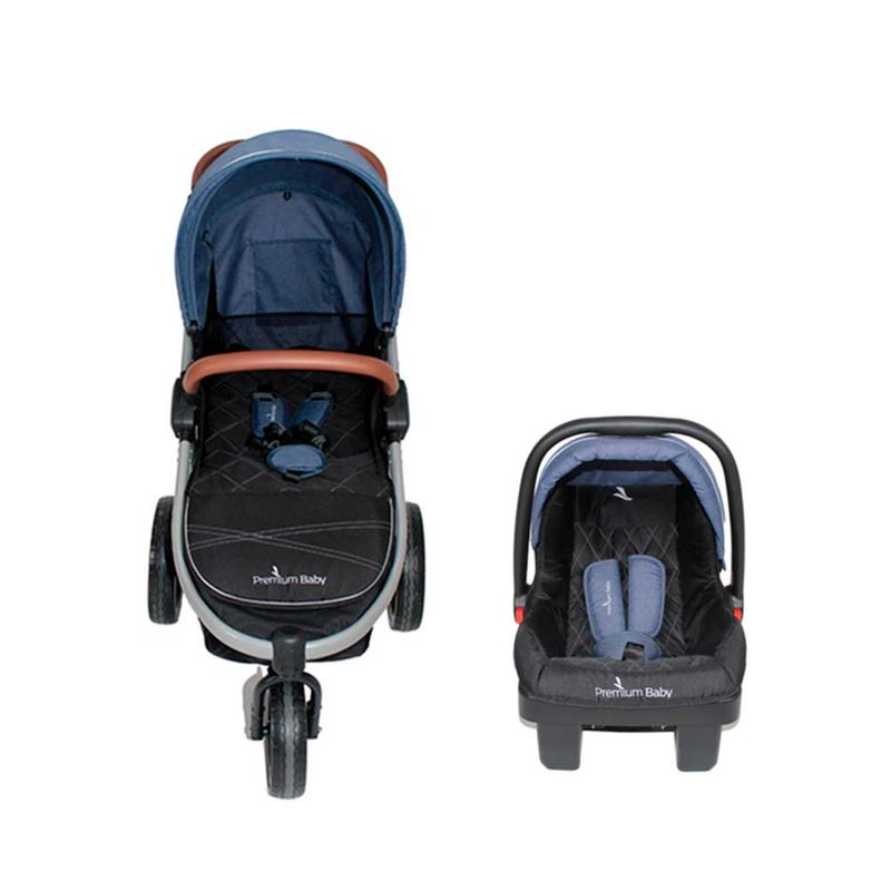 Coche-y-silla-para-carro-Travel-System-Maverick-azul-gris