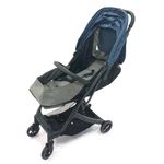 Coche-y-silla-para-carro-para-bebe-compacto-azul-y-gris