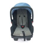 Coche-y-silla-para-carro-para-bebe-compacto-azul-y-gris