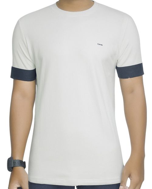 Camiseta Carven blanca sólida para hombre