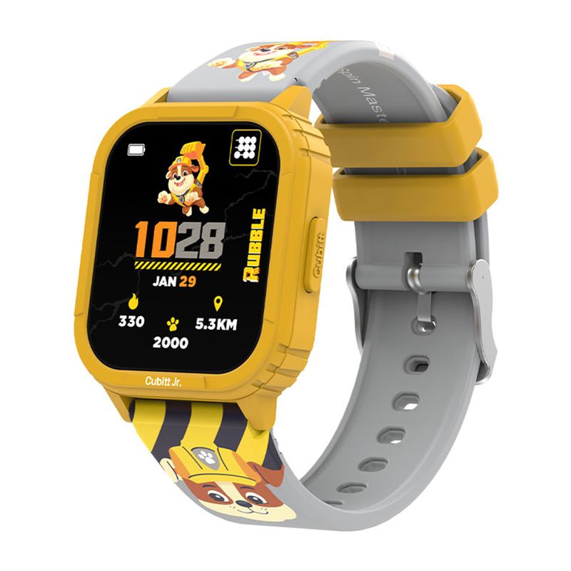 104837001-Reloj-smartwatch-Cubitt-Jr.-Paw-Patrol-Rubble-Yellow-Hero-para-niño