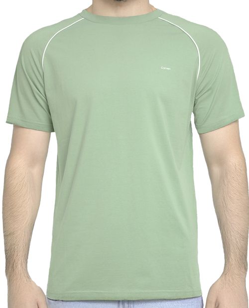 Camiseta Carven verde sólida para hombre