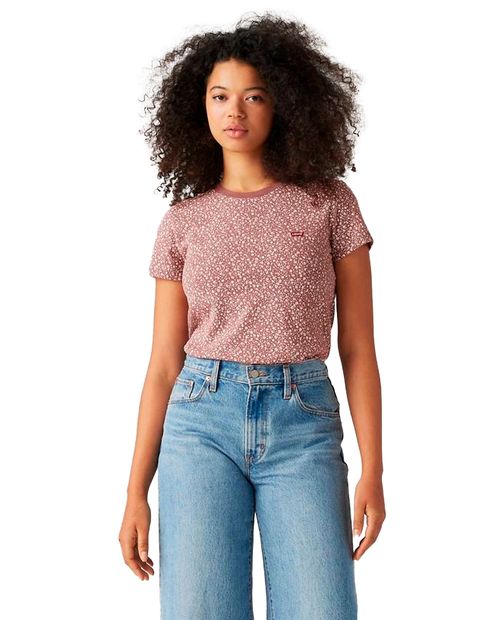 Camiseta Levi's estampada manga corta para mujer