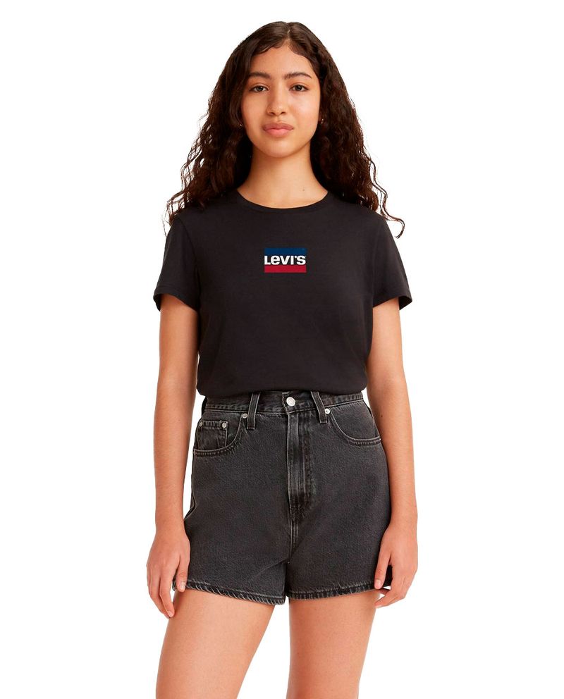104753801-Camiseta-Levi-s-negra-manga-corta-para-mujer