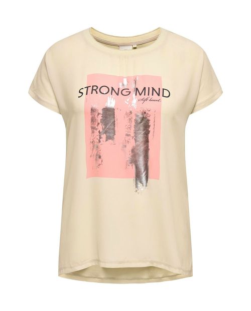 Camiseta Only Carmakoma estampada manga corta para mujer