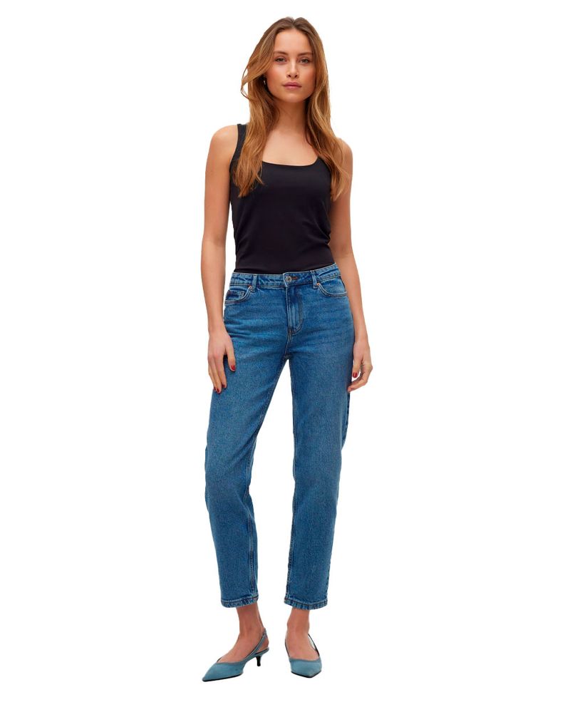 104841128-Jeans-Vero-Moda-straight-largo-30---azul-de-cintura-media-para-dama