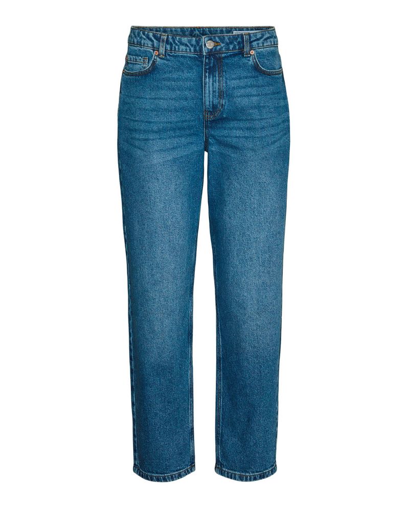 104841129-Jeans-Vero-Moda-straight-largo-32---azul-de-cintura-media-para-dama
