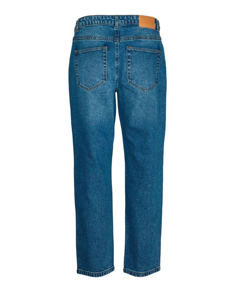 104841129-Jeans-Vero-Moda-straight-largo-32---azul-de-cintura-media-para-dama