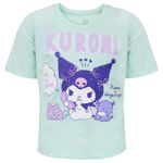 Pijama-de-2-piezas-verde-con-estampado-de-Kuroni-para-niña-104774247