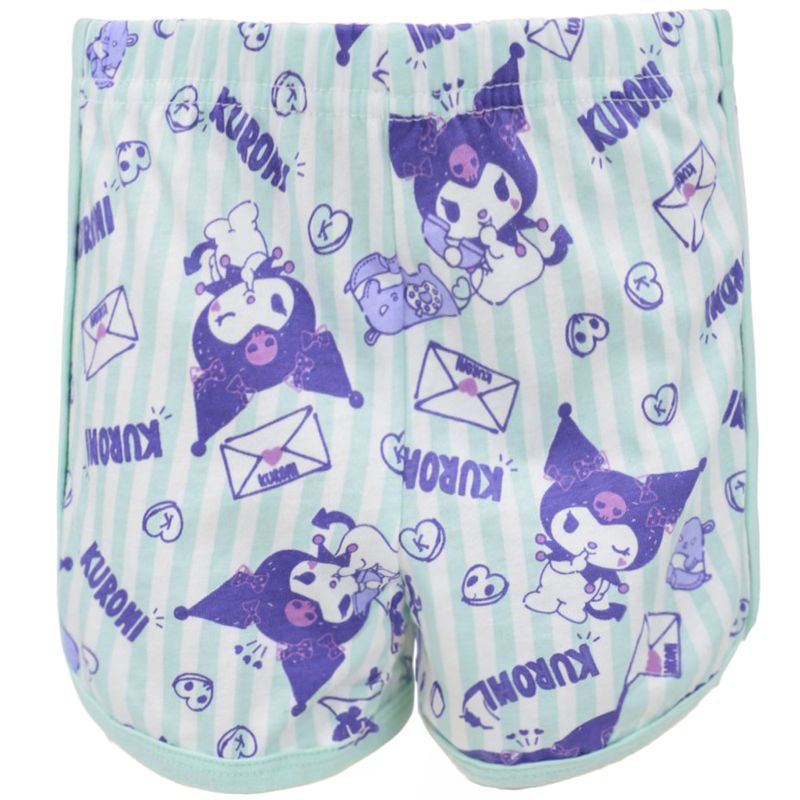 Pijama-de-2-piezas-verde-con-estampado-de-Kuroni-para-niña-104774247