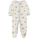 Pijama-beige-con-estampado-de-elefantes-para-bebe-niño-104803134