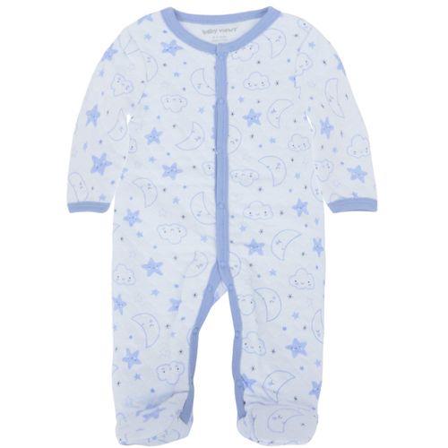 Pijama celeste con estampado de estrellas para bebé niño