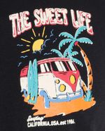 104794340-Camiseta-Orange-negra-con-estampado--The-Sweet-Life--para-hombre