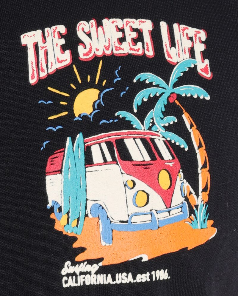 104794340-Camiseta-Orange-negra-con-estampado--The-Sweet-Life--para-hombre
