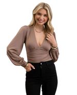 104835944-Blusa-Mine-bodysuit-cafe-manga-larga-para-mujer