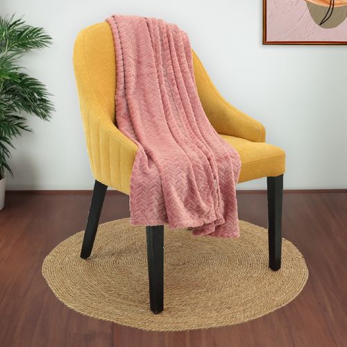 Frazada echo textura zigzag 127x152 cm