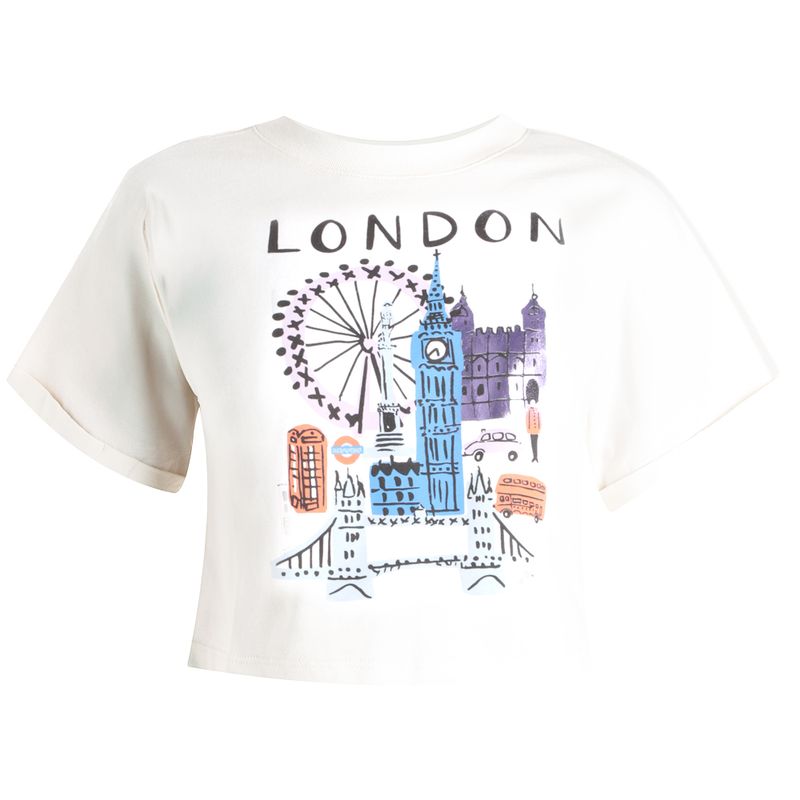 Blusa-blanca-con-estampado-para-niña-104793586