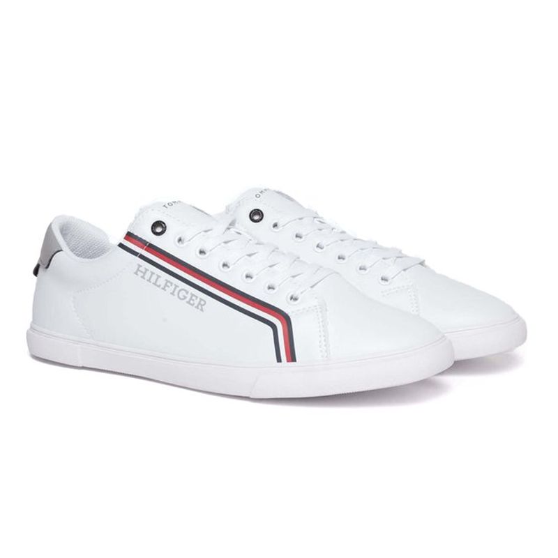 Zapato casual Tommy Hilfiger blanco para hombre