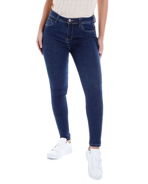 Jeans Most Wanted skinny azul de cintura alta para mujer