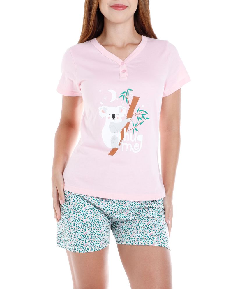 104815007-Pijama-con-short-Orange-estampada-para-mujer