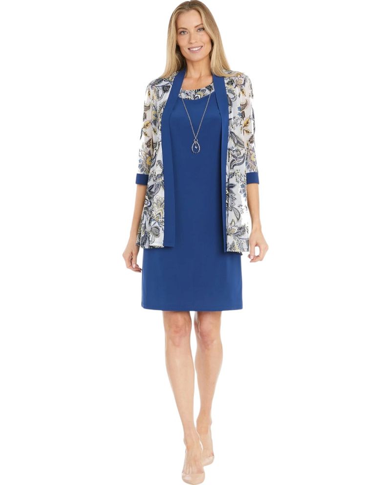 104833340-Vestido-R-M-Richards-formal-azul-sin-mangas-para-mujer